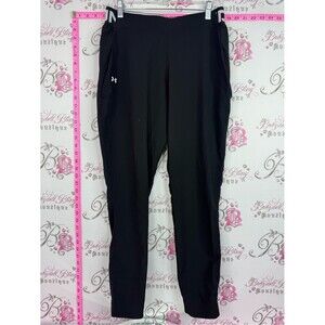 Under Armour loose fit Black Performance Track Pants hole breathe look area vent